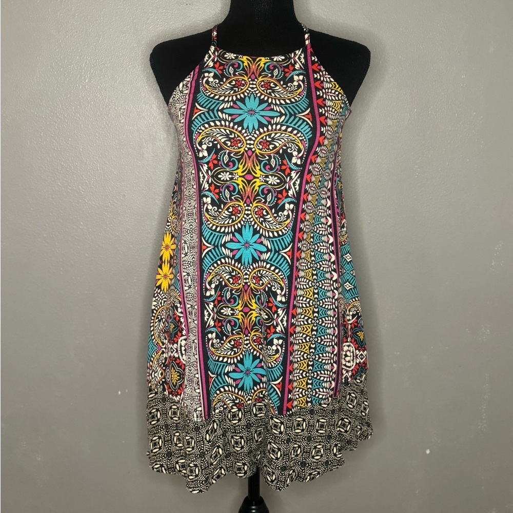 XHILARATION Bohemian Halter Sundress Women’s size XS